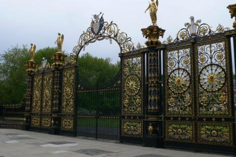 The Town Hall Gates